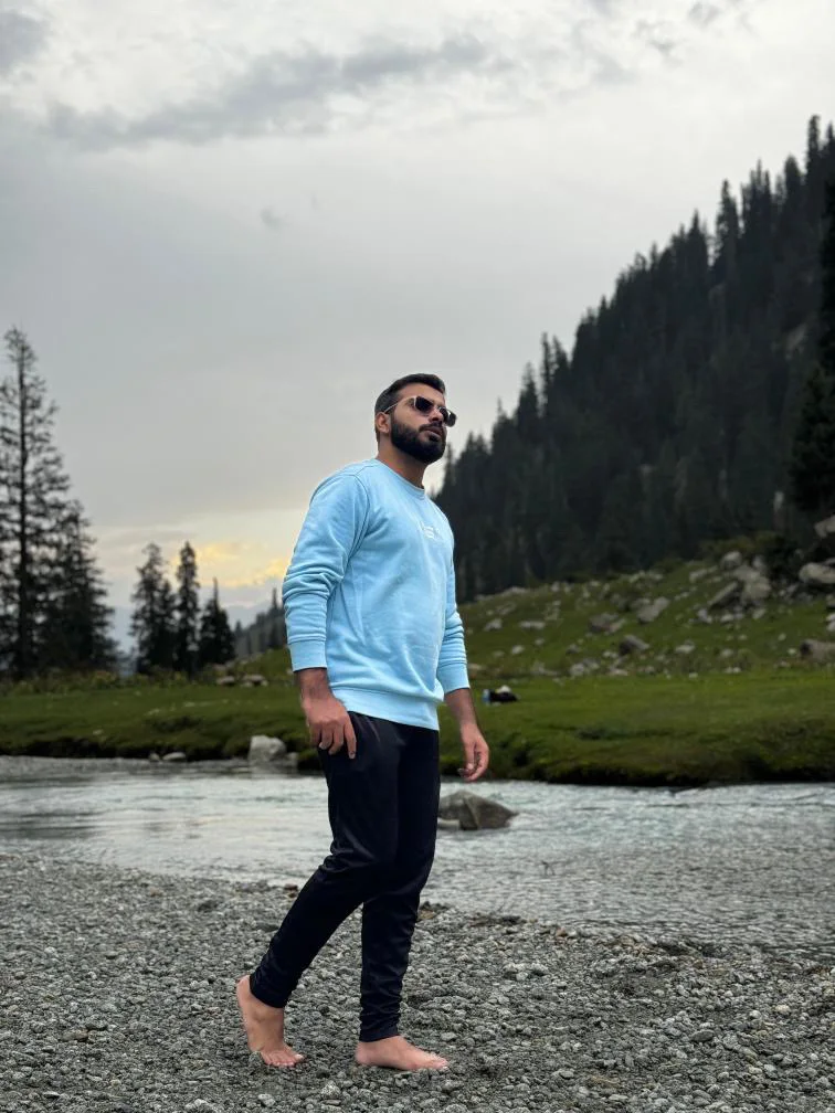 Ameer by the river in Kumrat