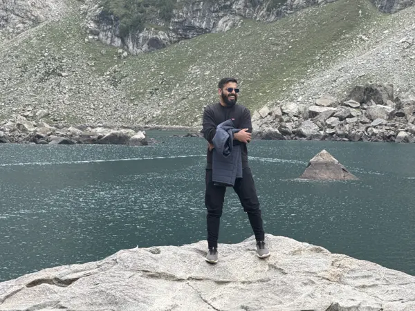 A waterside scene from Ameer’s travels